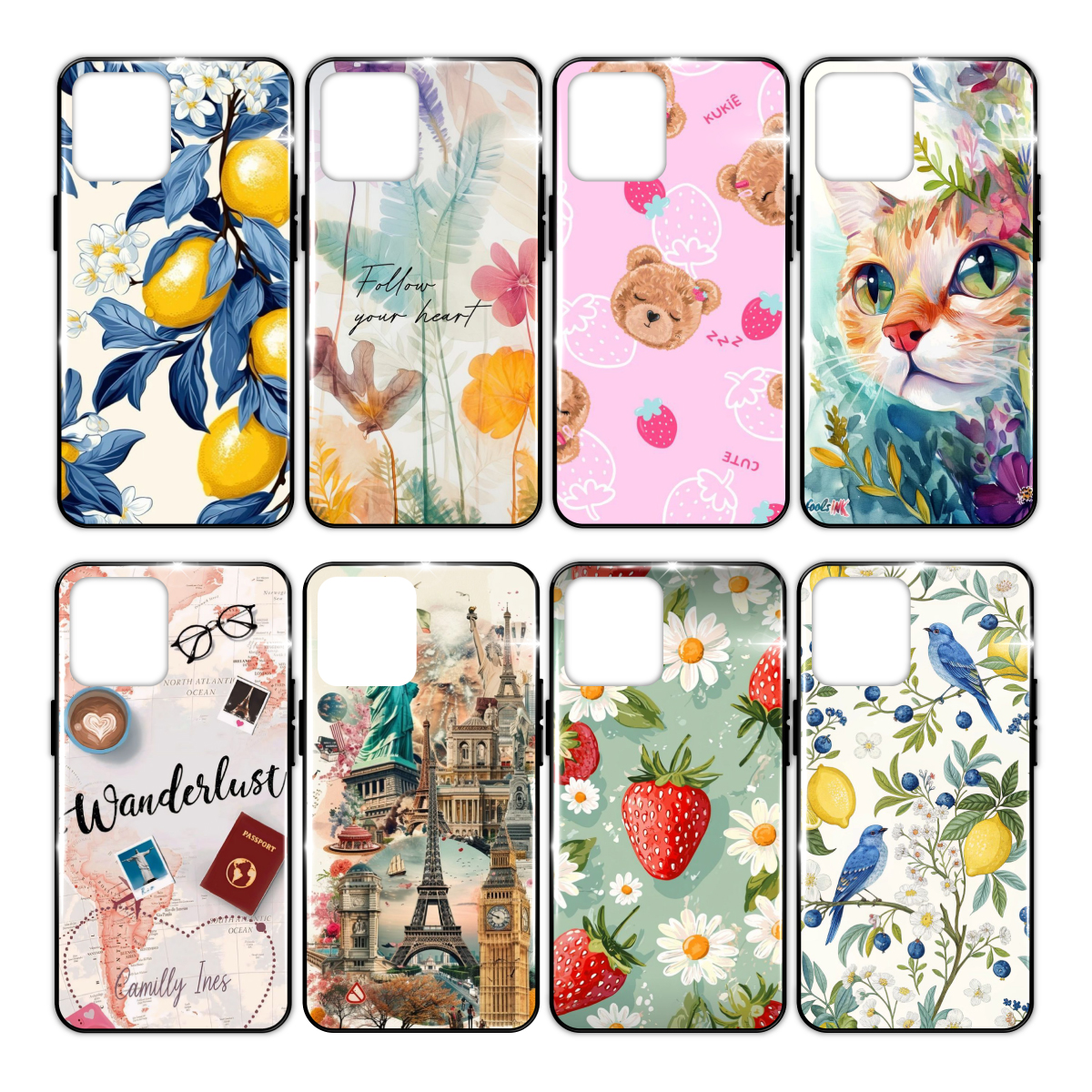 Калъф GLOSSY Passion Apple iPhone 14 Pro /микс/