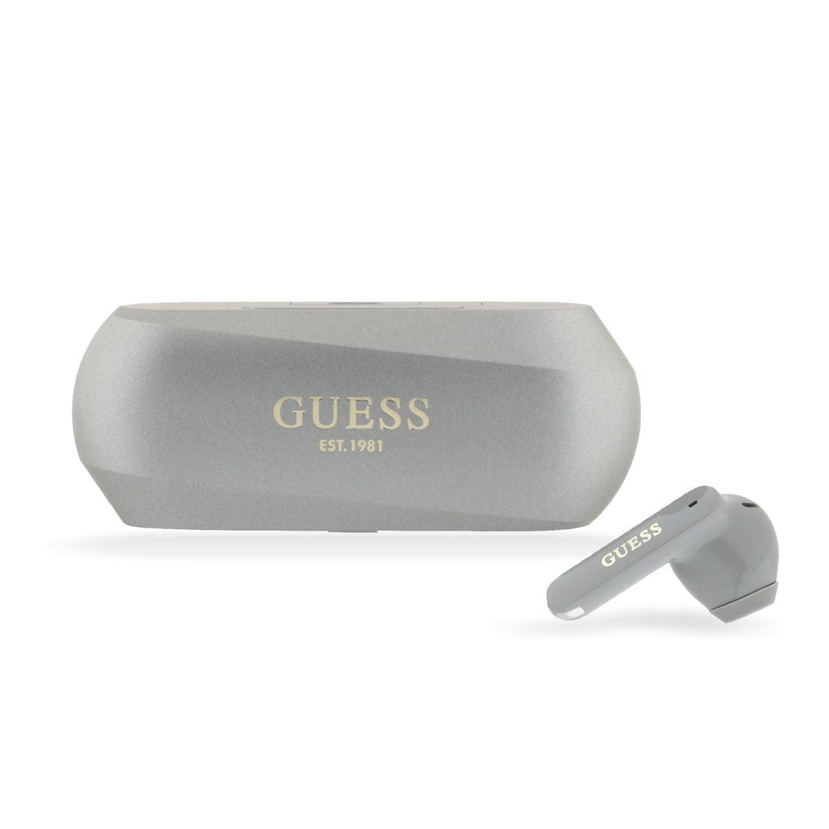 GUESS HF TWS, Elongated Metallic ANC/ENC /сребърен/ - GUTWSC2MCDSE