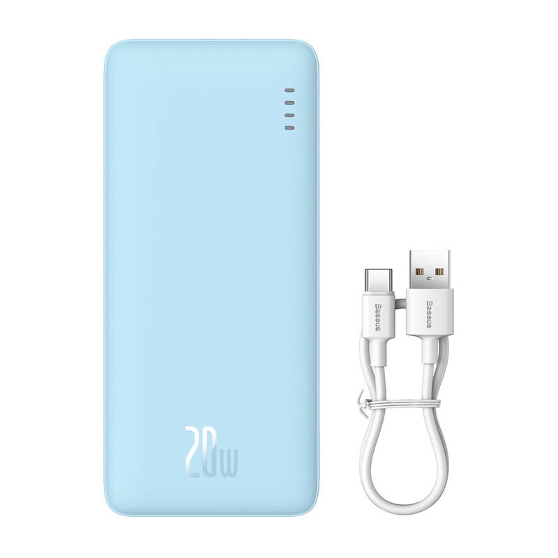 BASEUS Power Bank 20000 mAh 20W, A + C  Airpow /син/ - P10022804313-00