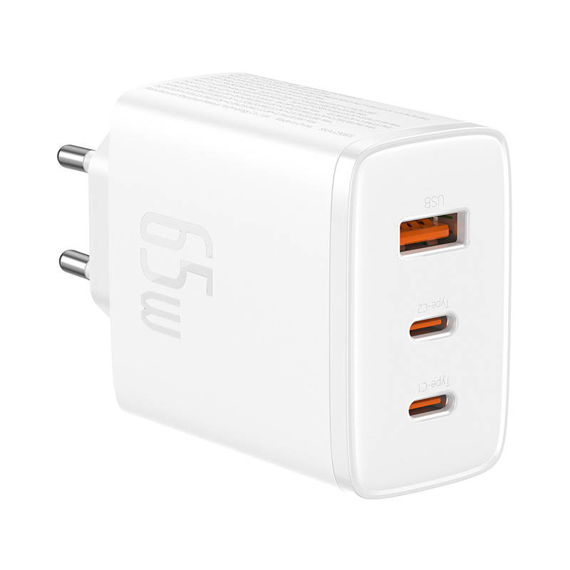 BASEUS 220V 65W, A + 2xC, Cube Pro /бяло/ - P10152301213-00