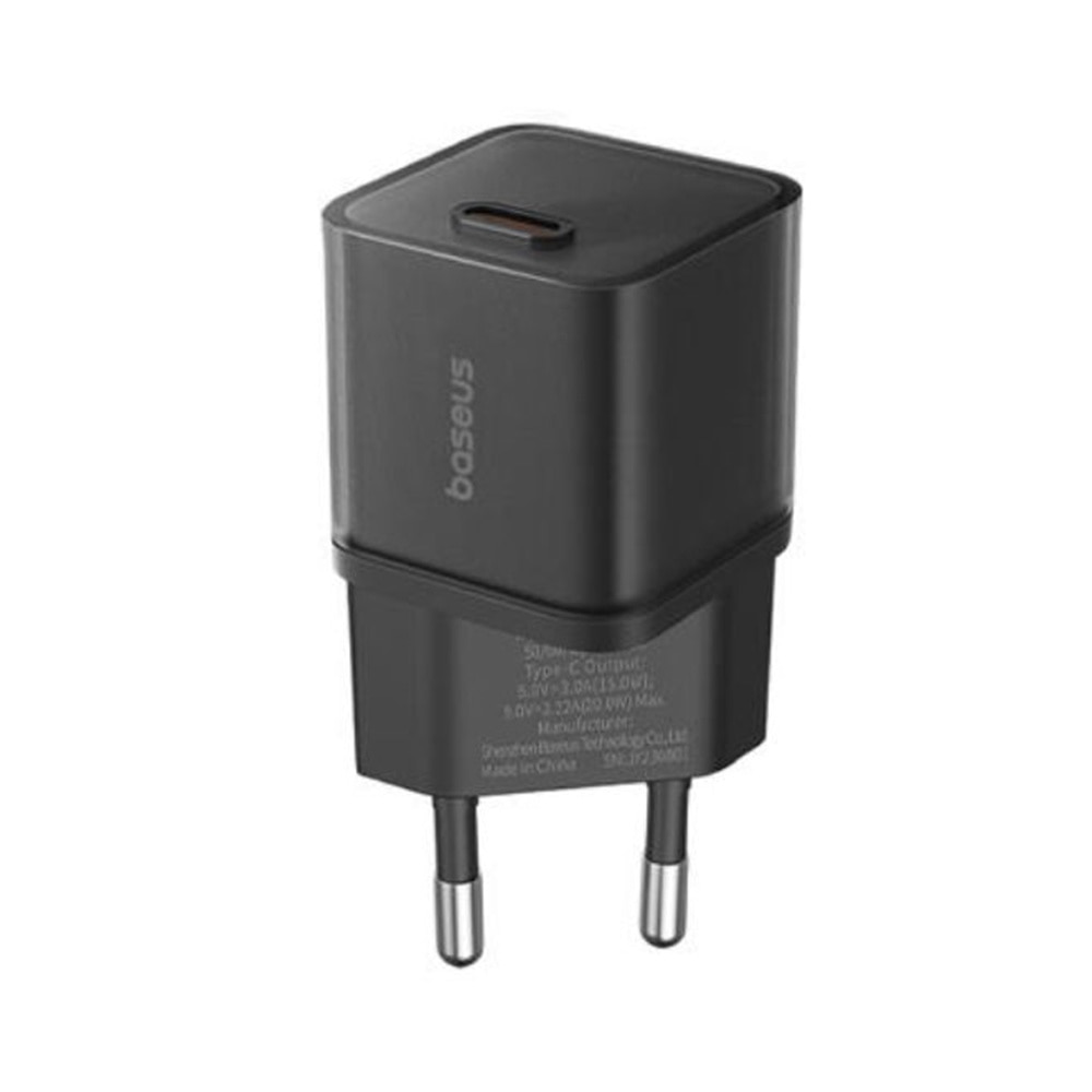 BASEUS 220V 20W, USB-C, GaN5s /черно/ - P10162503113-00