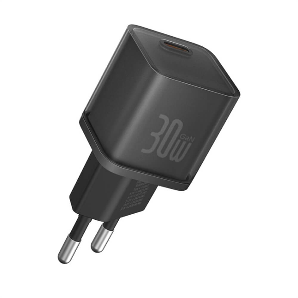 BASEUS 220V 30W, USB-C, GaN5s /черно/ - P10162504113-00