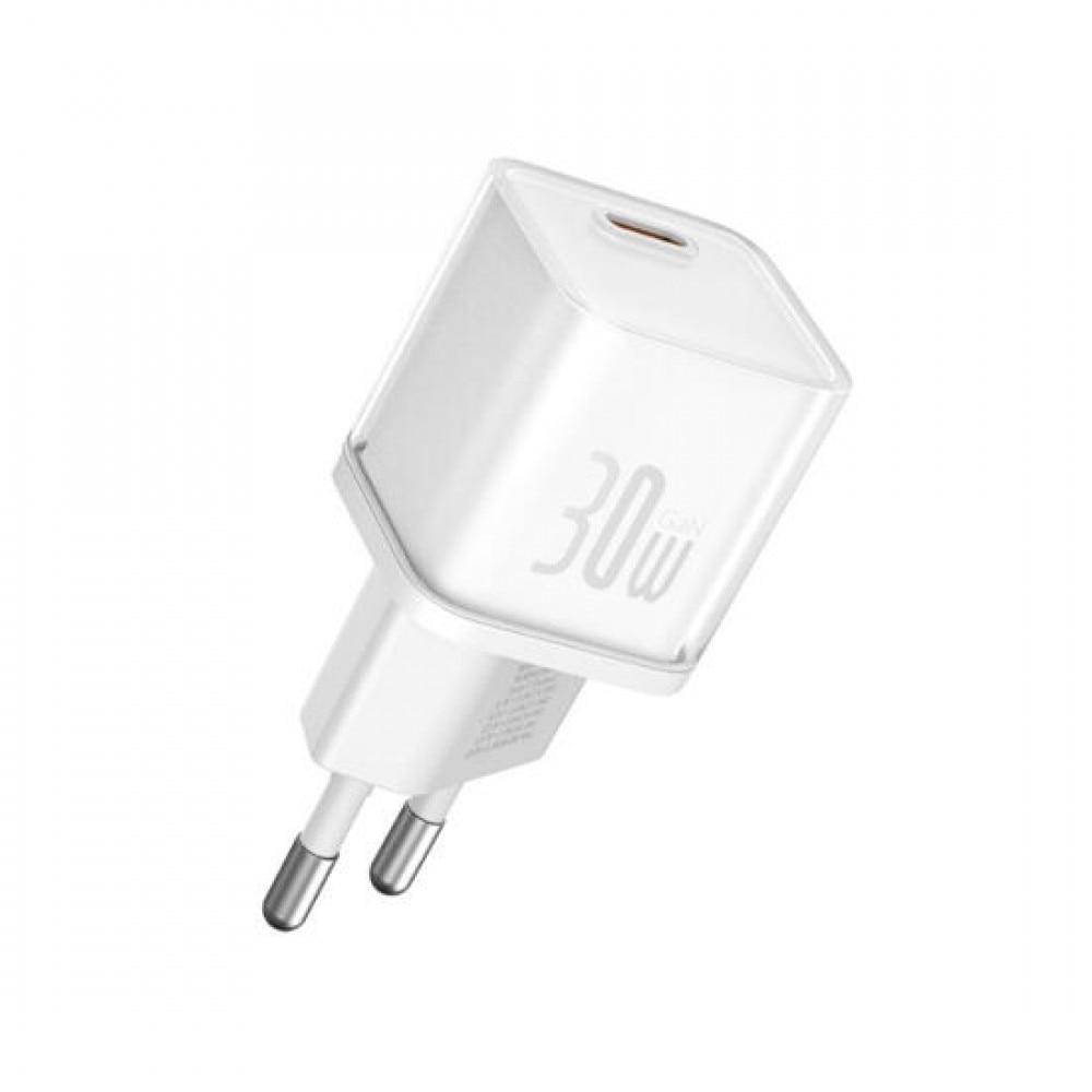 BASEUS 220V 30W, USB-C, GaN5s /бяло/ - P10162504213-00