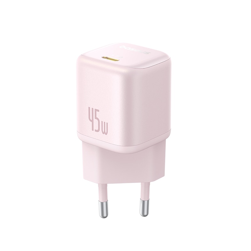 BASEUS 220V 45W, USB-C, PicoGo GaN /розов/ - P10176800413-00