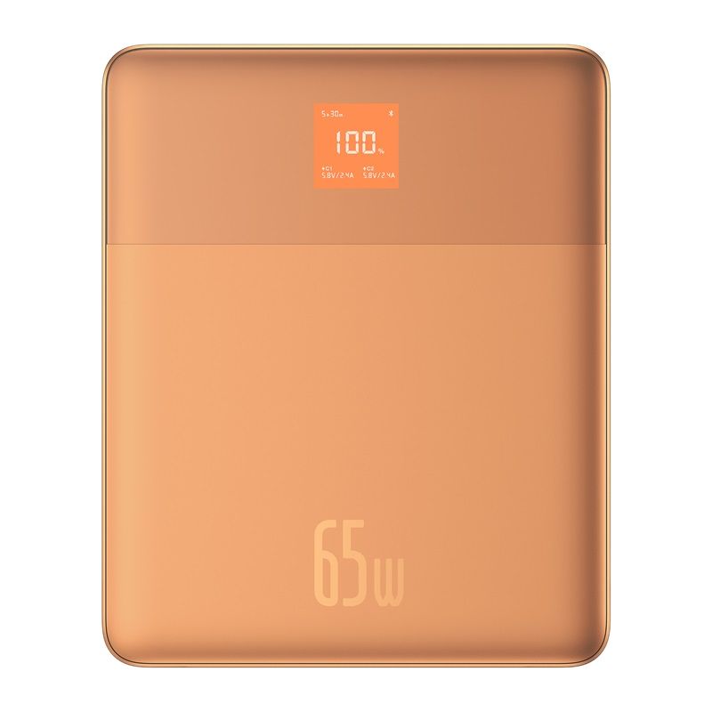 BASEUS Power Bank 12000 mAh, 65W, 2C + кабел C-C, Blade2 /корал/ - P10063801733-00