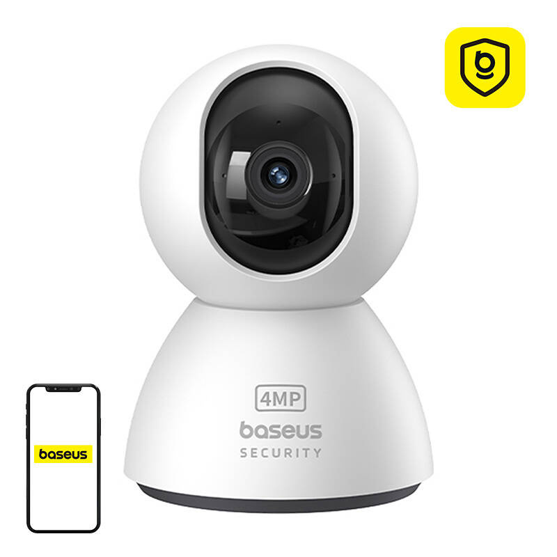 BASEUS Смарт камера вътрешна Security P1, 3K, 4MP, WiFi /бяла/ - S0TV012132