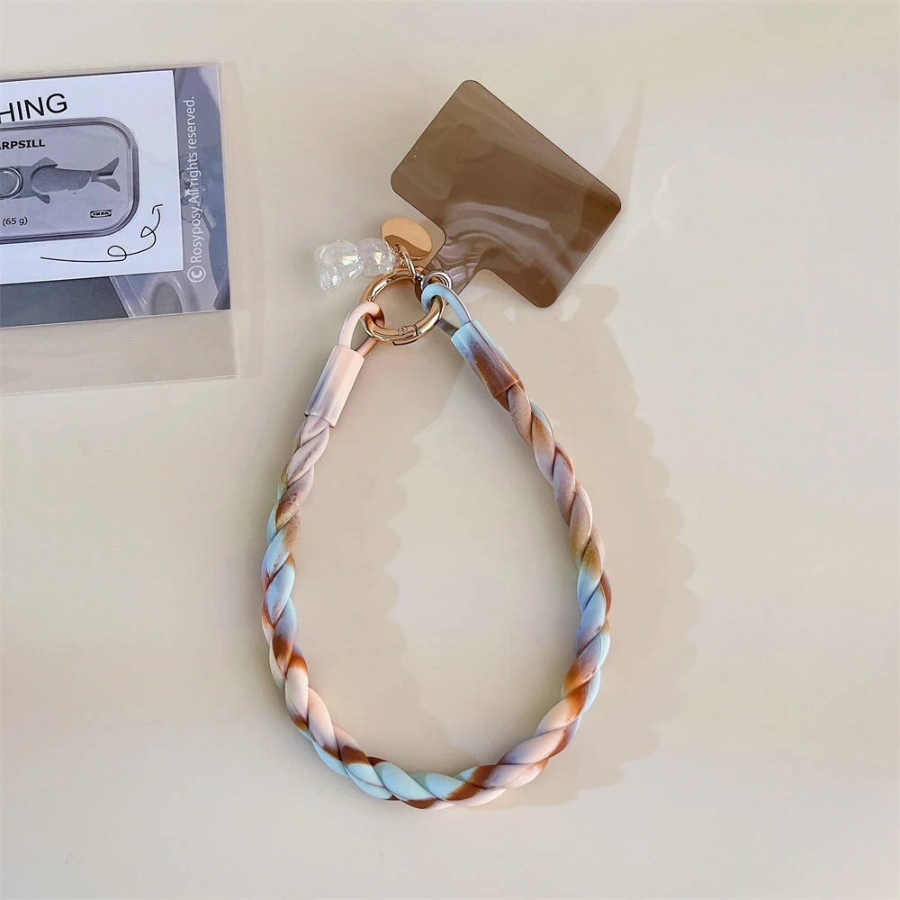 Accessory/ Wristband/ Keychain Silicone Bear charm /brown/