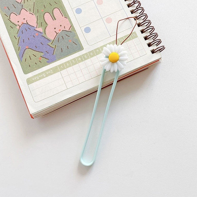 Accessory/ Wristband/ Keychain Soft rope /blue daisy/
