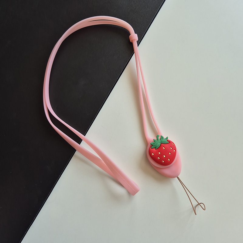 Accessory/ Wristband/ Soft lanyard rope /strawberry/