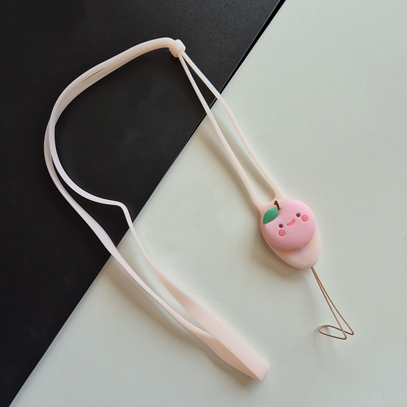 Accessory/ Wristband/ Soft lanyard rope /peach/