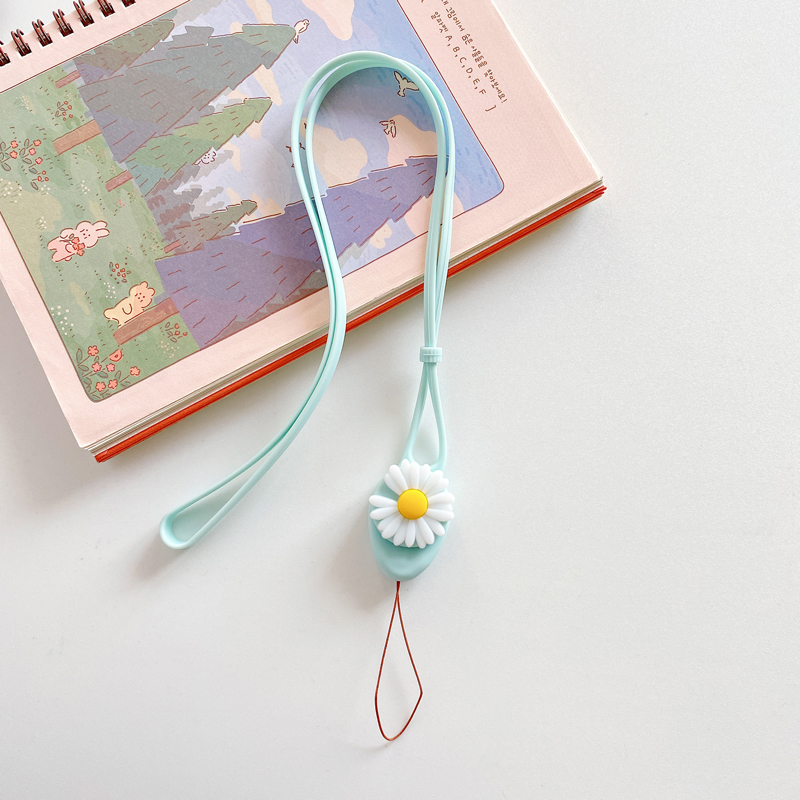 Аксесоар/ Връзка 2in1 Soft lanyard rope /синя маргаритка/