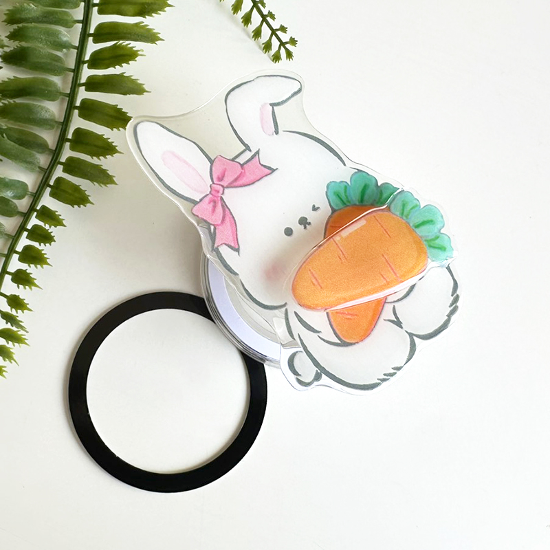 Popsocket / Holder Jolly Rotatable, MagSafe /bunny with carrot/