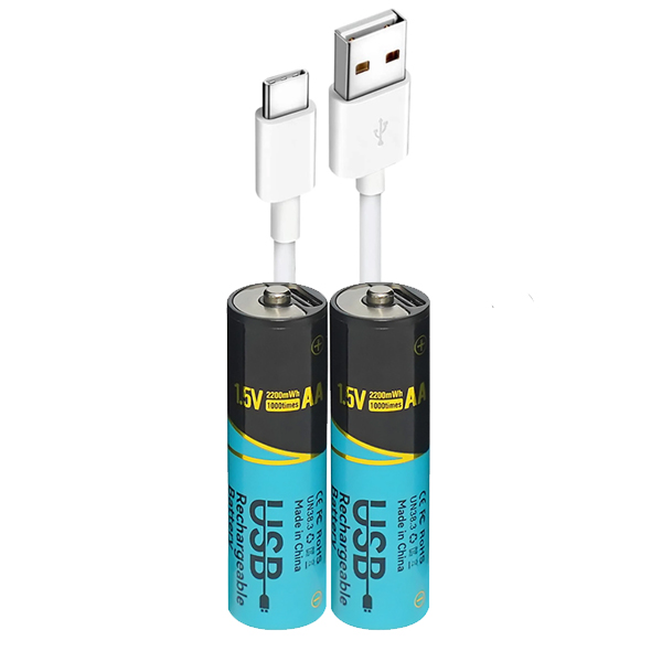 SMARTOOOLS Батерия AA 1.5V Rechargeable Type-C, 2200mWh - 2 бр.