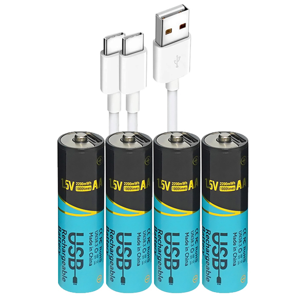 SMARTOOOLS Батерия AA 1.5V Rechargeable Type-C, 2200mWh - 4 бр.