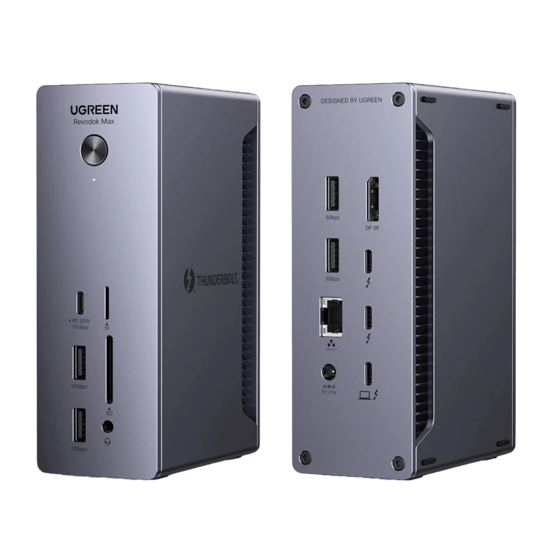 UGREEN Хъб 13-в-1 Revodok Max 213 (Type-C) /сив/ - U710 / 25054EU