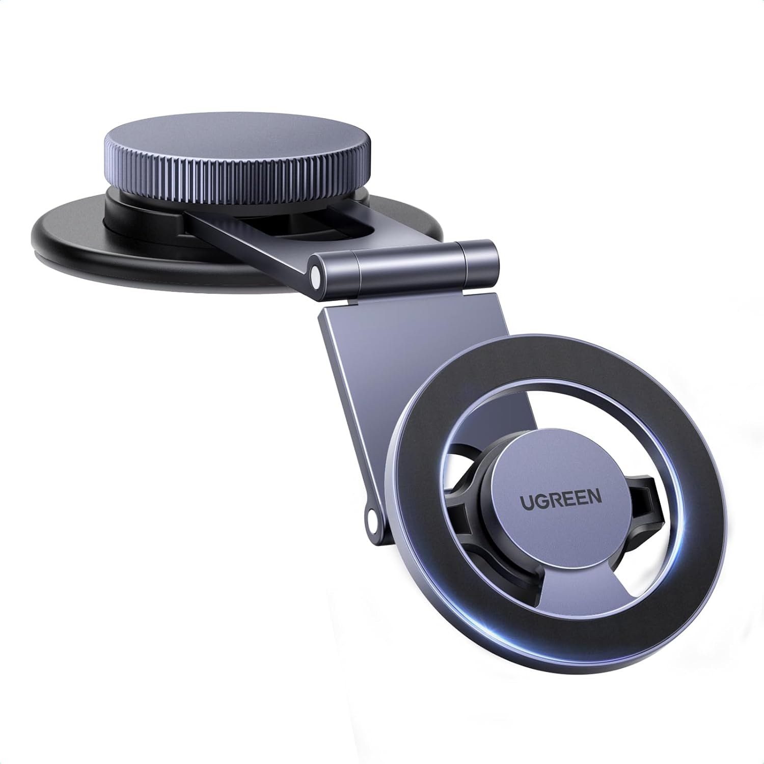 UGREEN Холдер с лепяща основа Magnetic rotating /черен/ - LP865 / 45577