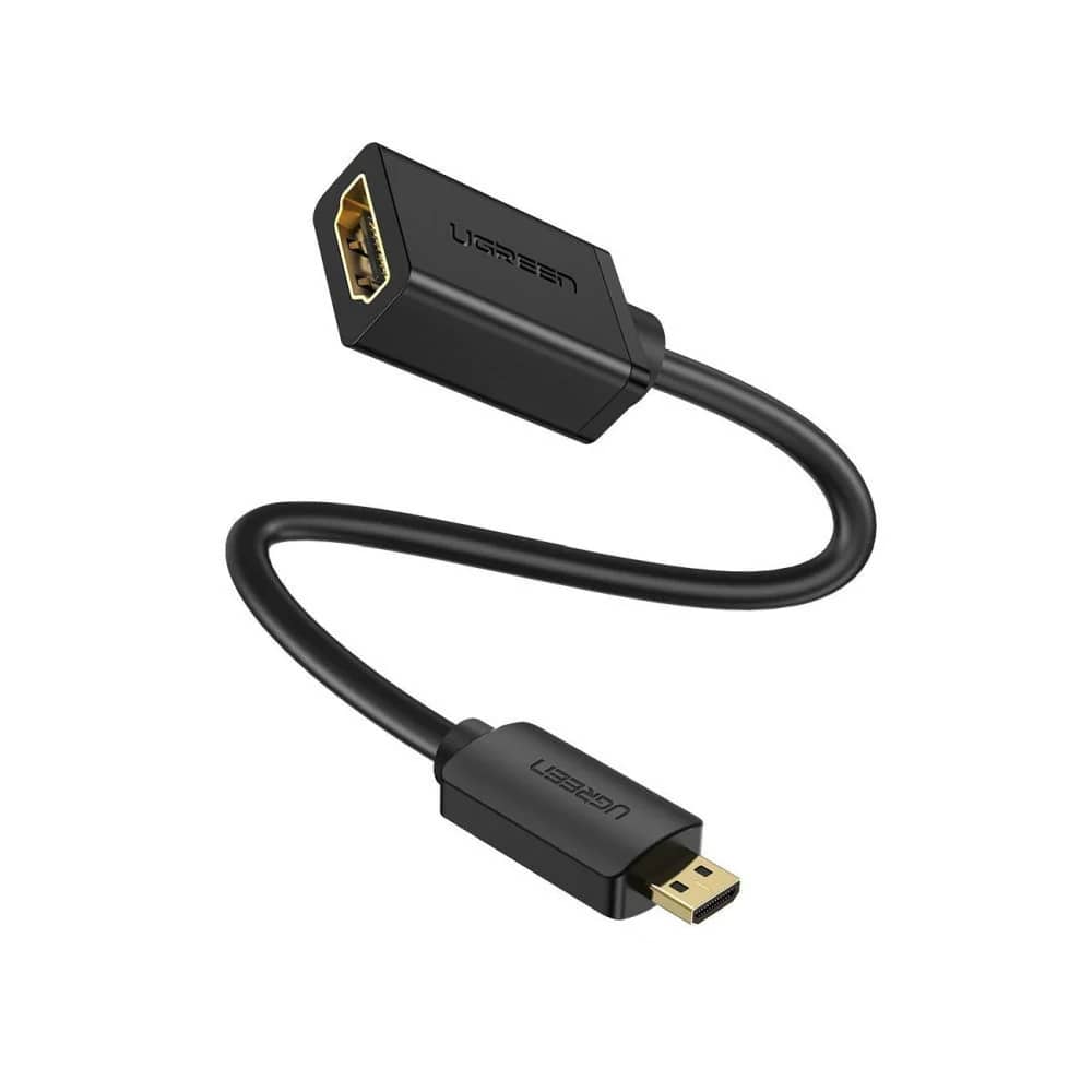 UGREEN Кабел HDMI /ж/ - micro HDMI /м/, 0.20m. 4K /черен/ - 20134 / 20134