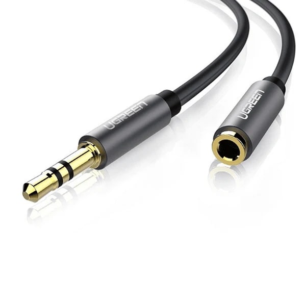 UGREEN Аудио кабел AUX /ж-м/ Extension cable, 0,5m /черен/ - AV118 / 40672