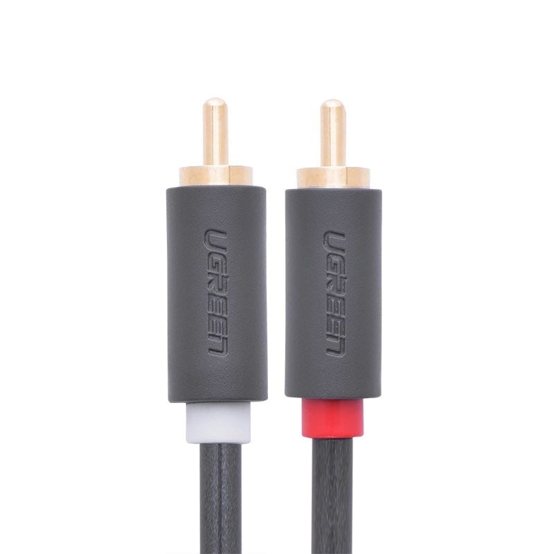 UGREEN Аудио кабел 2x RCA jack /м/ към 2x RCA jack /м/, 5m /черен/ - AV104 / 10520