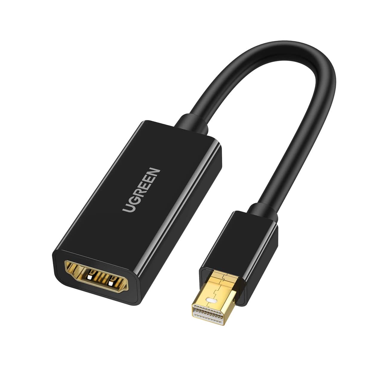 UGREEN Кабел HDMI /ж/ - Mini DP /м/, 0,25m. 4K /черен/ - MD112 / 40360