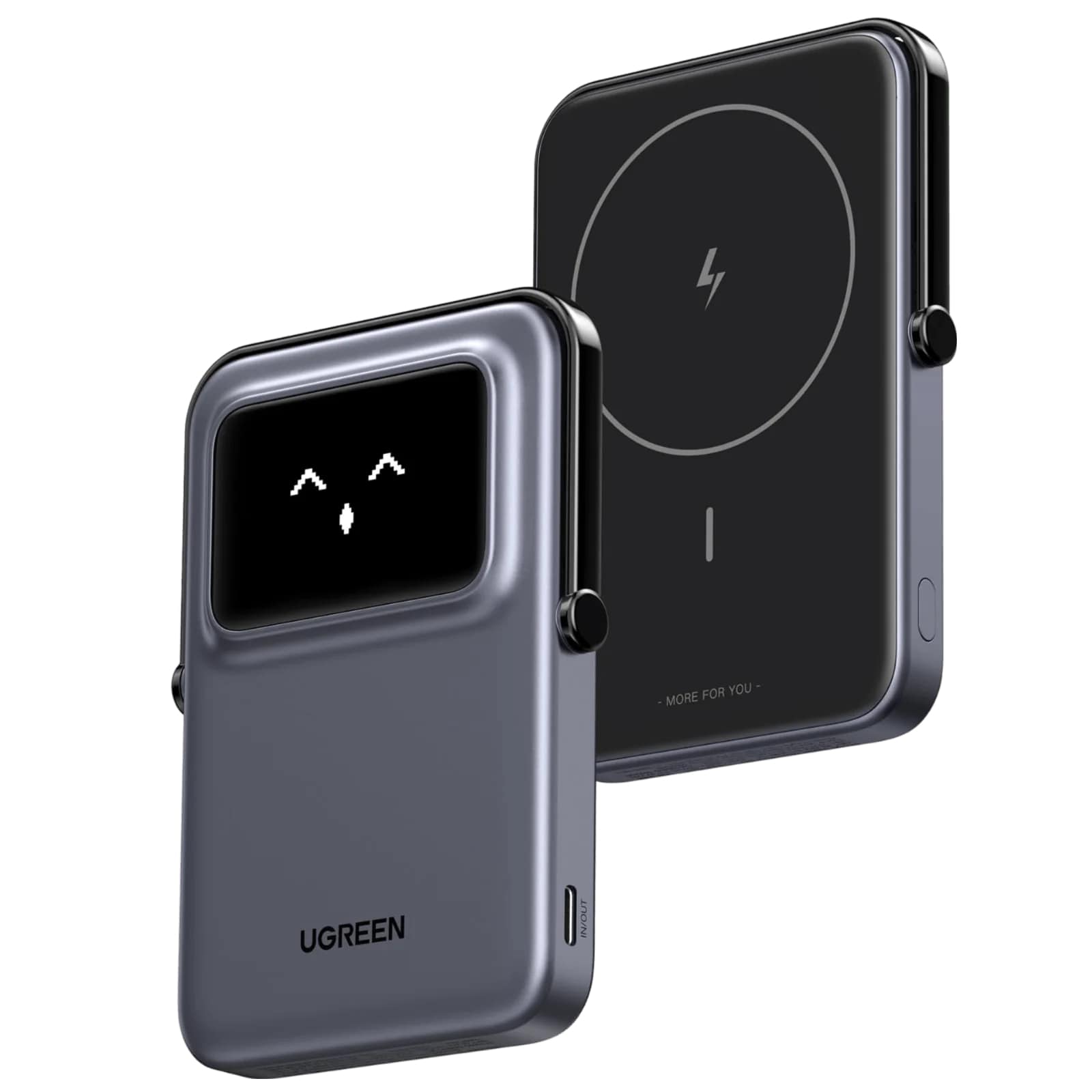UGREEN Power Bank 5000 mAh 20W Magnetic Wireless UNO Robot /black/ - PB571 / 35605B