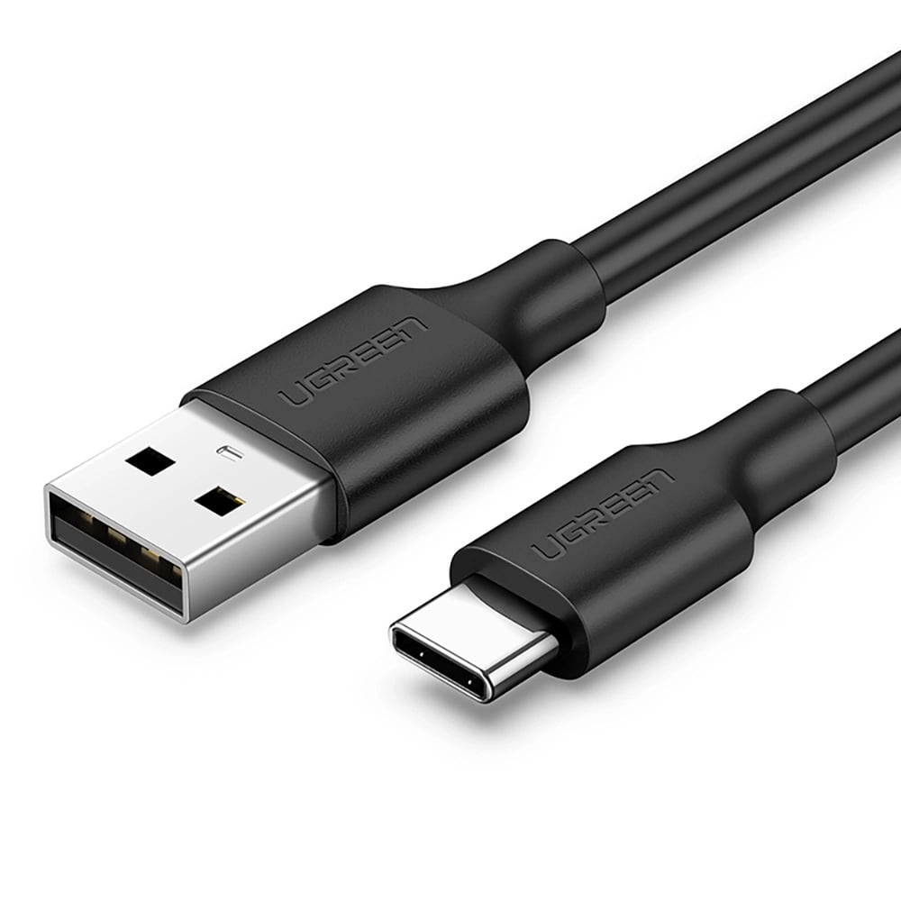 UGREEN Cable A-C, 0.5m, 3A, Nickel plating /black/ - US287 / 60115