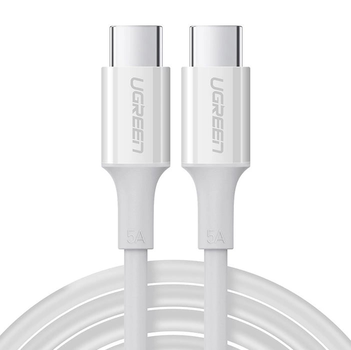 UGREEN Кабел C-C, 1m, 5A /бял/ - US300 / 60551