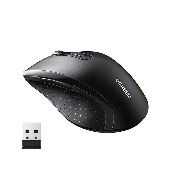 UGREEN Безжична мишка Ergonomic Shape /черен/ - M511 / 45012