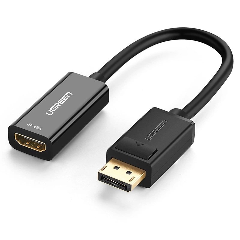 UGREEN Преходник Адаптер от DP /м/ към HDMI /ж/ 1080p /черен/ - MM137 / 40362