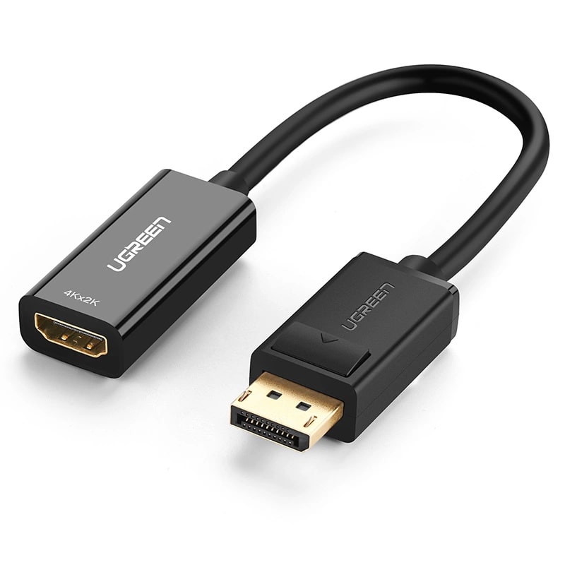UGREEN Преходник Адаптер от DP /м/ към HDMI /ж/ 4K, 30Hz  /черен/ - MM137 / 40363