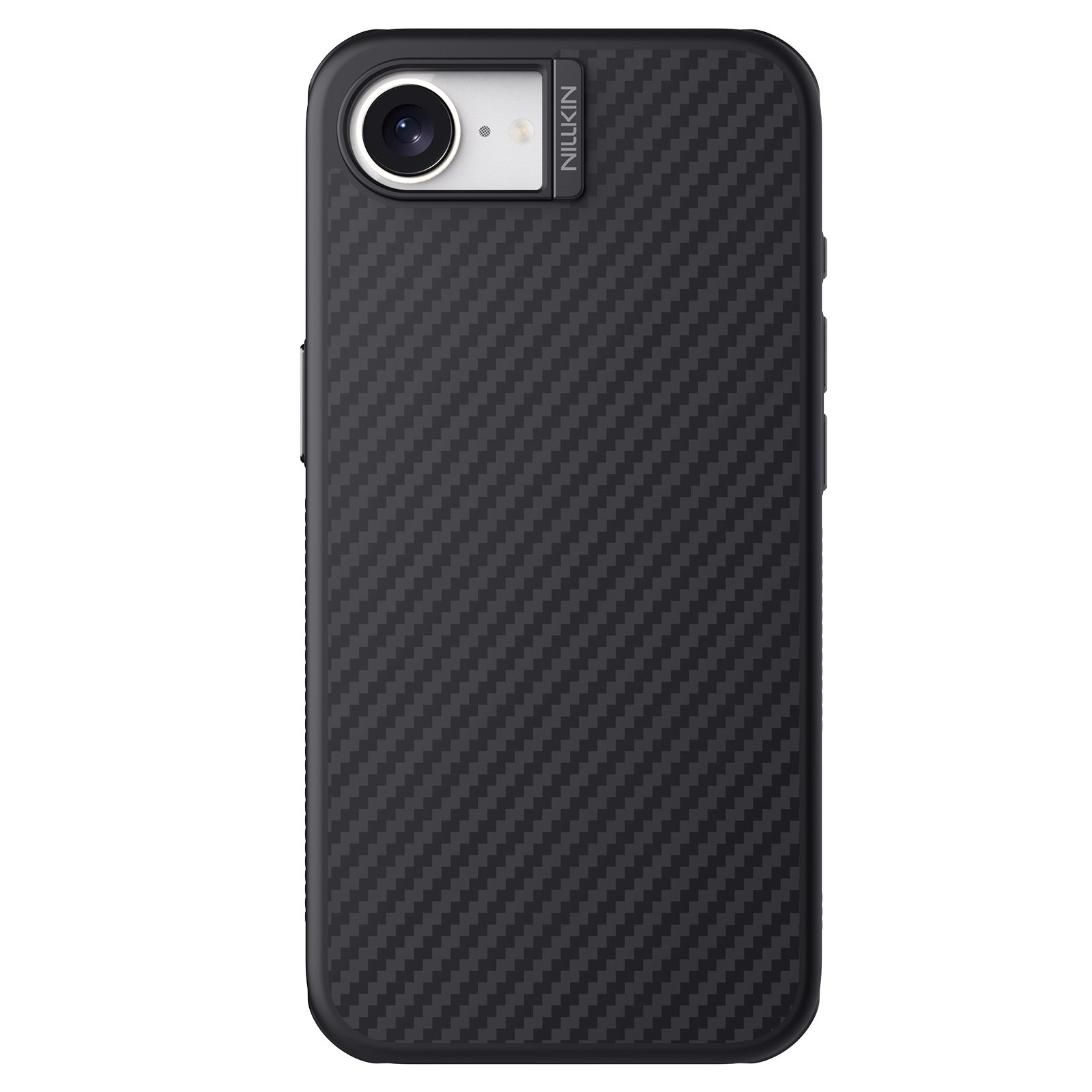 NILLKIN Калъф Apple iPhone 16e, Synthetic Fiber PRO MagSafe Hard /черен/