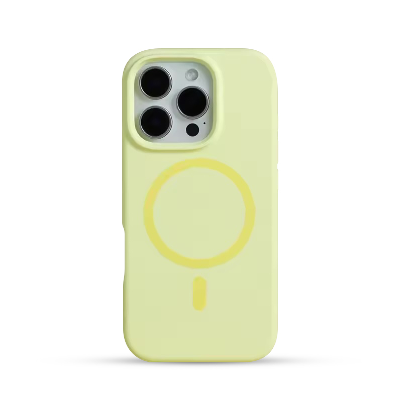 Case NORDIC Liquid Silicone Apple iPhone 13/14, MagSafe /Tropic sun/