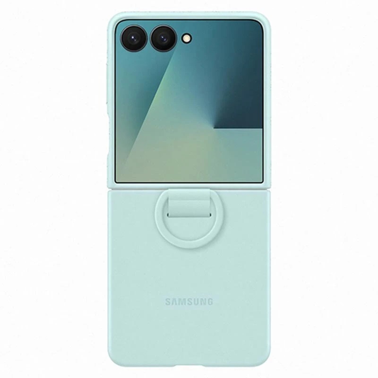 Silicone Cover with Ring Samsung Z Flip 7 EF-PF766TME /mint/