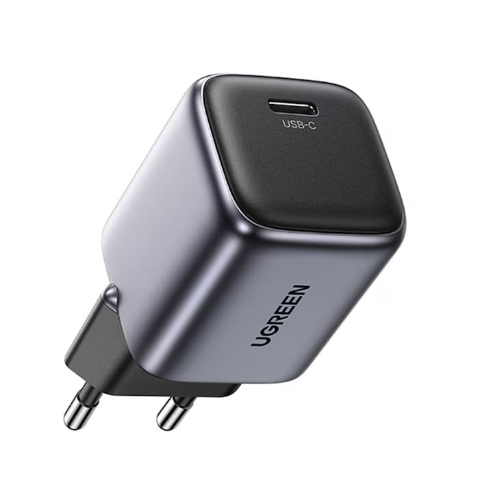 UGREEN 220V 20W, 1C Nexode Mini GaN /графит/ - CD318 / 90664