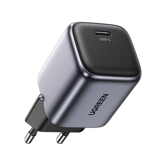 UGREEN 220V 30W, 1C, Nexode Mini GaN /черен/ - CD319 / 90666
