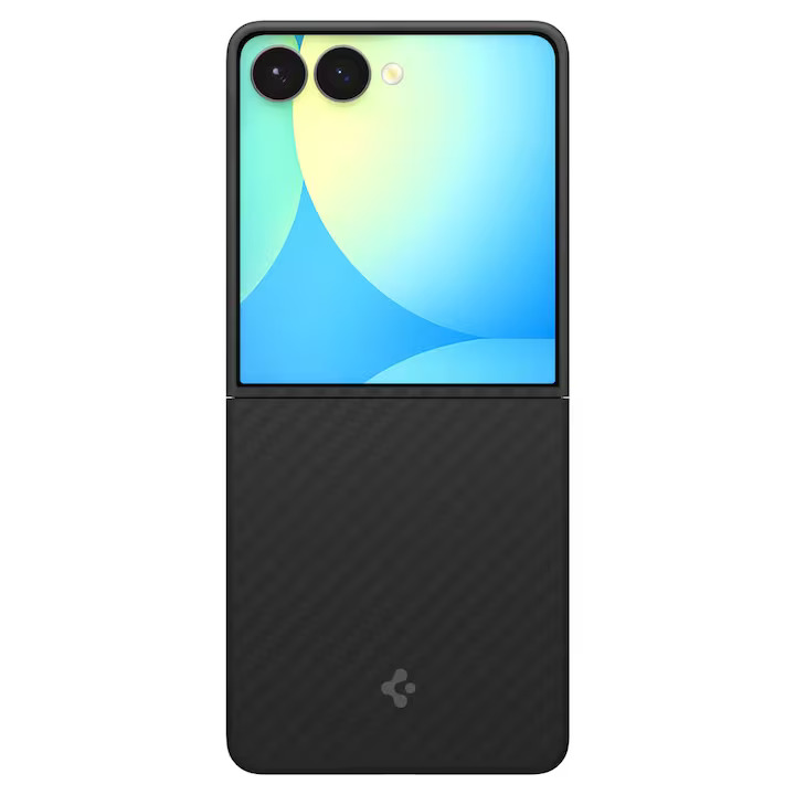 SPIGEN Калъф AirSkin Crystal Samsung Z Flip 7 /черен арамид/ - ACS09564