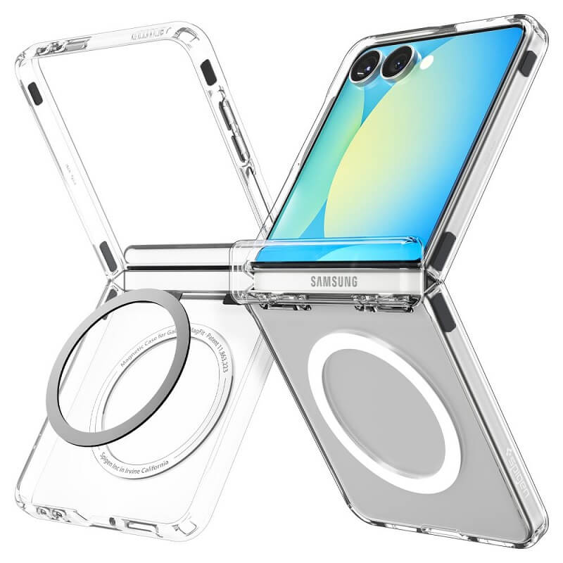 SPIGEN Калъф Ultra Hybrid Pro MagSafe Samsung Z Flip 7 /прозрачен/ - ACS09559