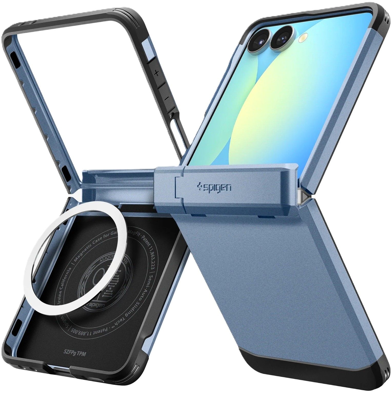 SPIGEN Калъф Tough Armor Pro MagSafe Samsung Z Flip 7 /син/ - ACS09562