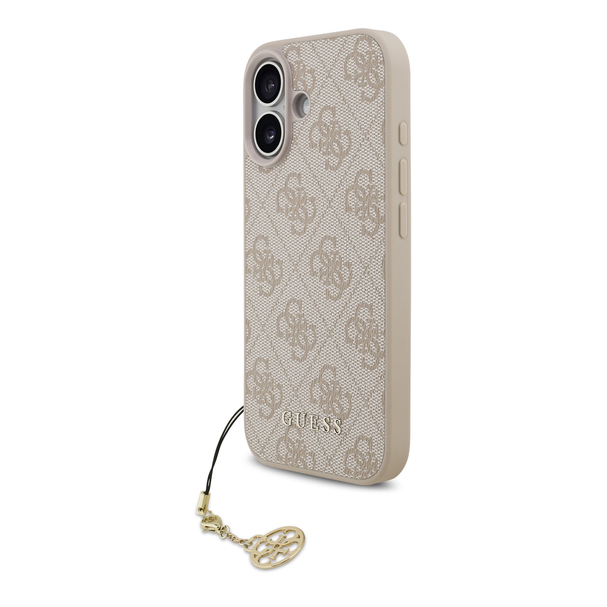 GUESS Калъф Apple iPhone 17, 4G Charm Tone on Tone, розов - GUHMP17SGF4GCP