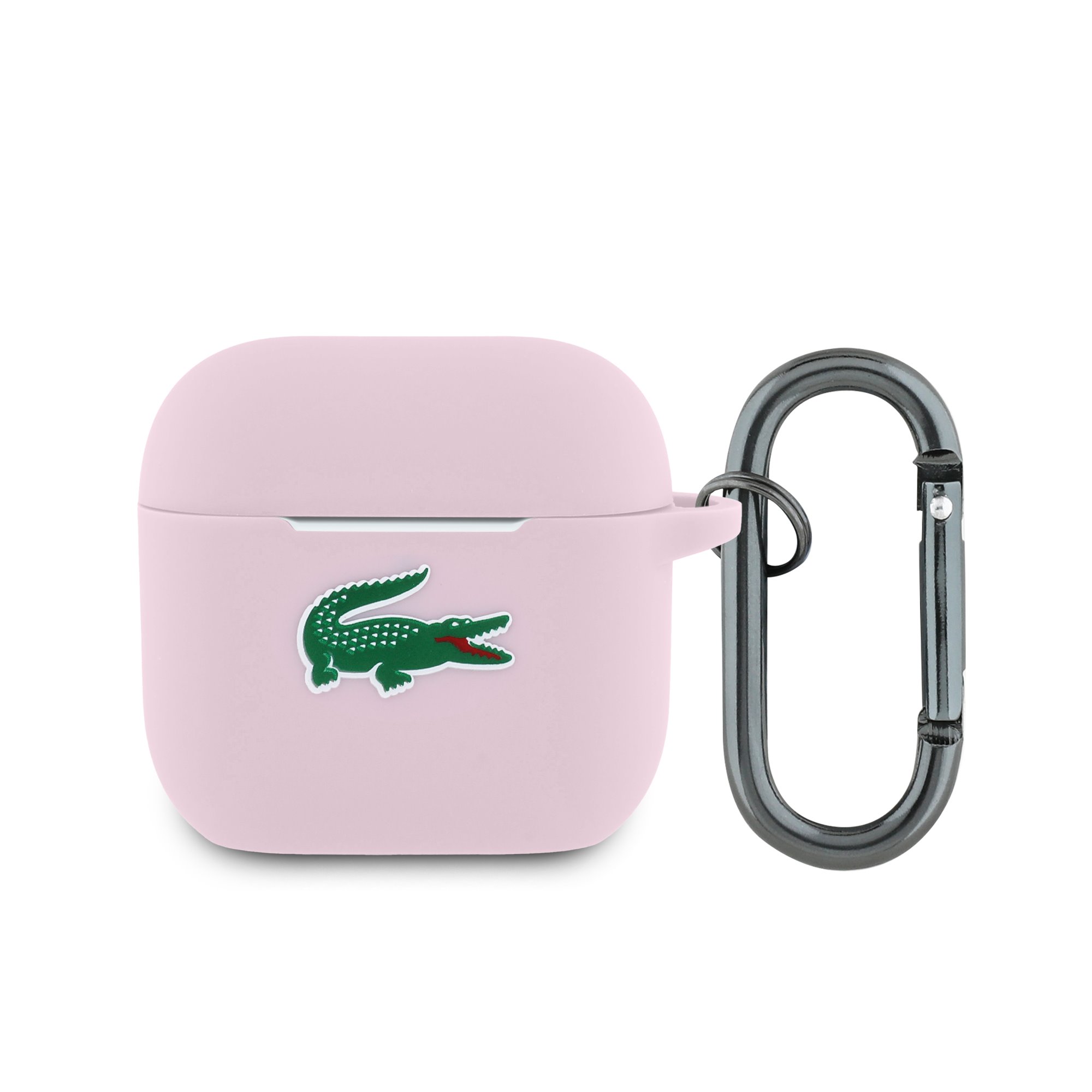 LACOSTE Case Airpods 4, Liquid Silicone Croc Logo, pink - LCA4SLOI