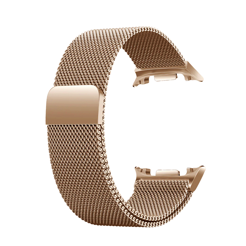 Каишка за Samsung Watch Ultra 47мм, Milanese Loop, метална /розово злато/