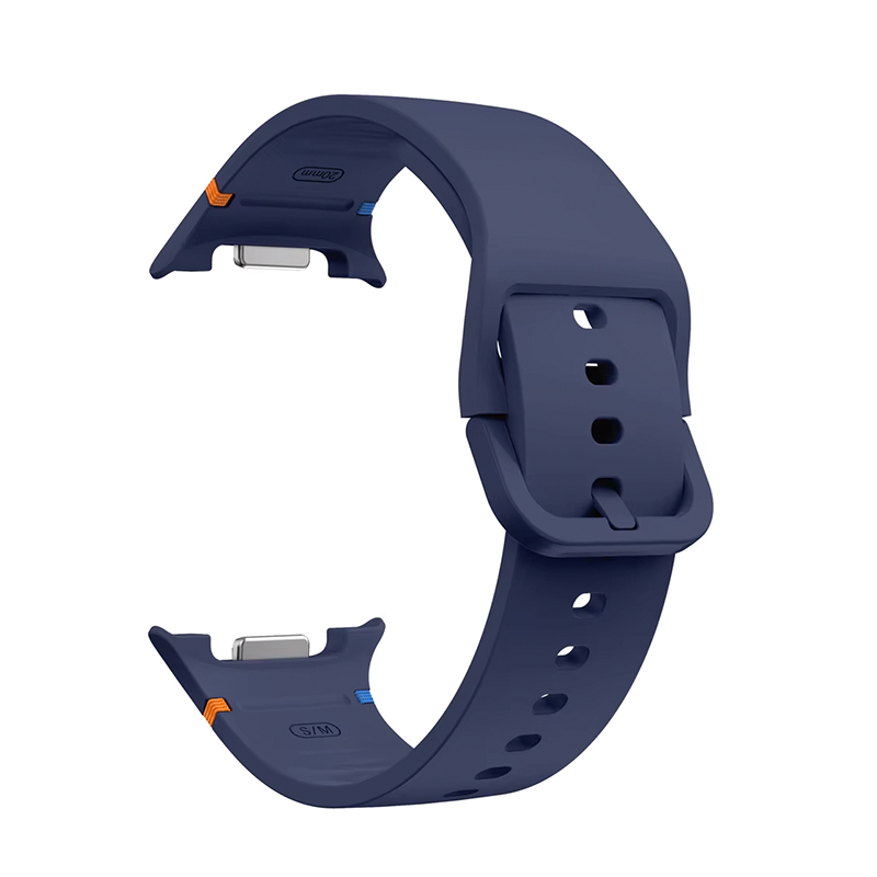 Каишка за Samsung Watch 8, Sport Band, силиконова /тъмносин/