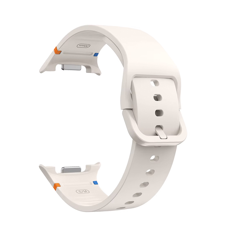Каишка за Samsung Watch 8, Sport Band, силиконова /starlight/