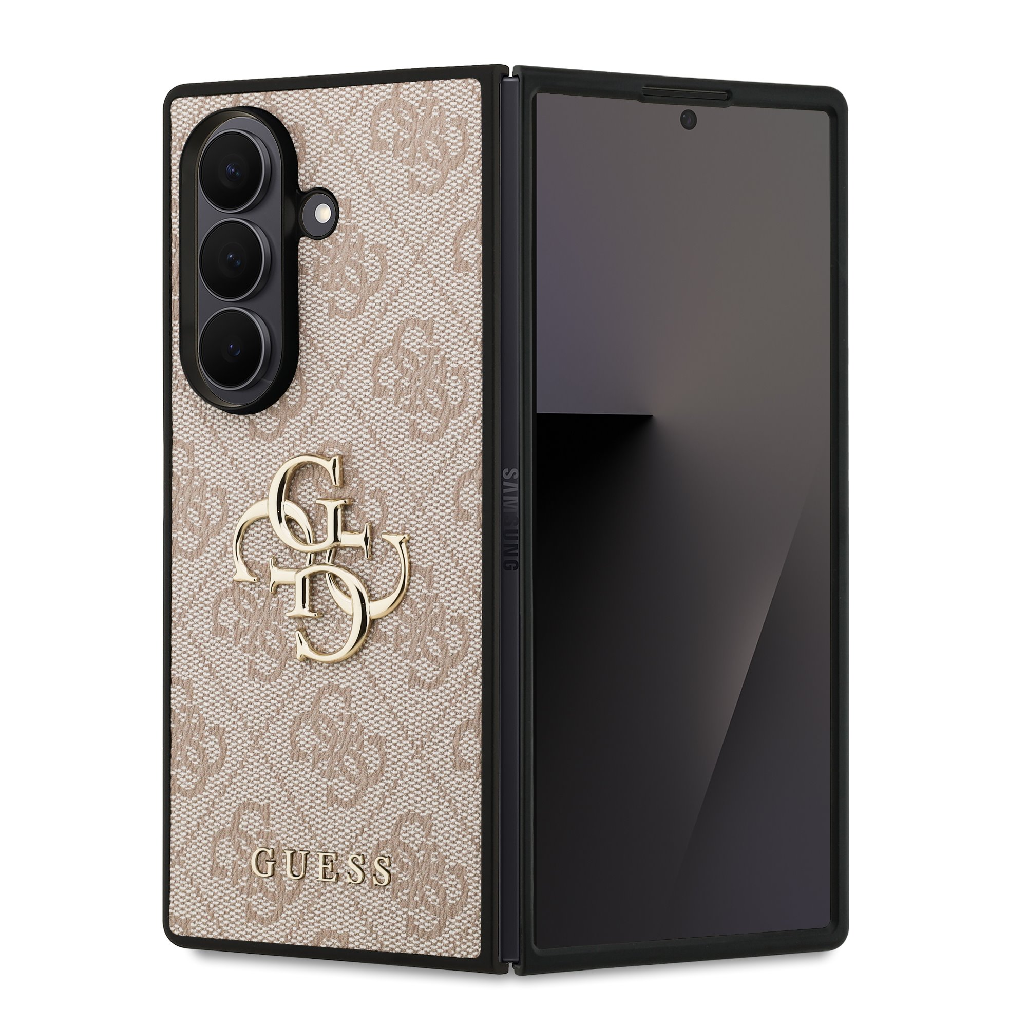 GUESS Калъф Samsung Z Fold 7, PU 4G Metal Logo, розов - GUHCZFD74GMGPI