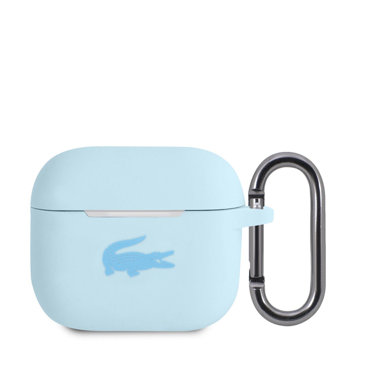 LACOSTE Калъф Airpods 3, Liquid Silicone Croc Logo, син - LCA3SLB
