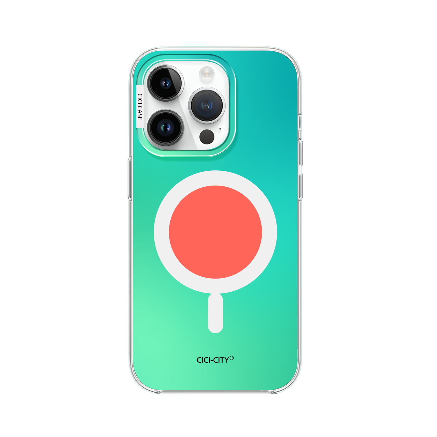 Калъф CiCi Macaron Glow Apple iPhone 13/14 /студеносин/