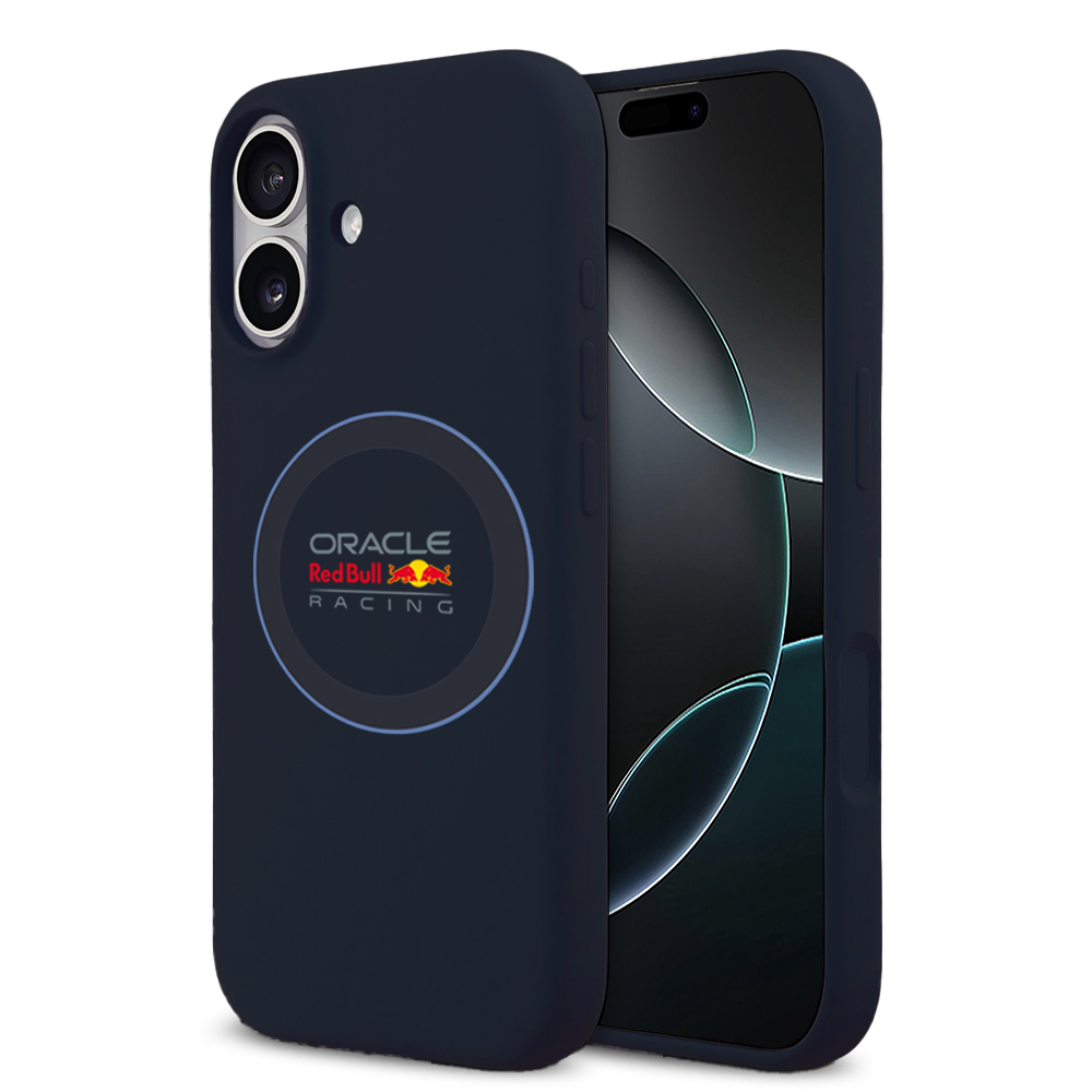 Red Bull Case Apple iPhone 17,Liquid Silicone Blue Ring MagSafe, blue - RBHMP17S24SIILVB