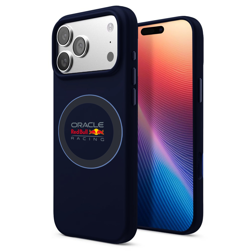 Red Bull Case Apple iPhone 17 Pro, Liquid Silicone Blue Ring MagSafe, blue - RBHMP17L24SIILVB