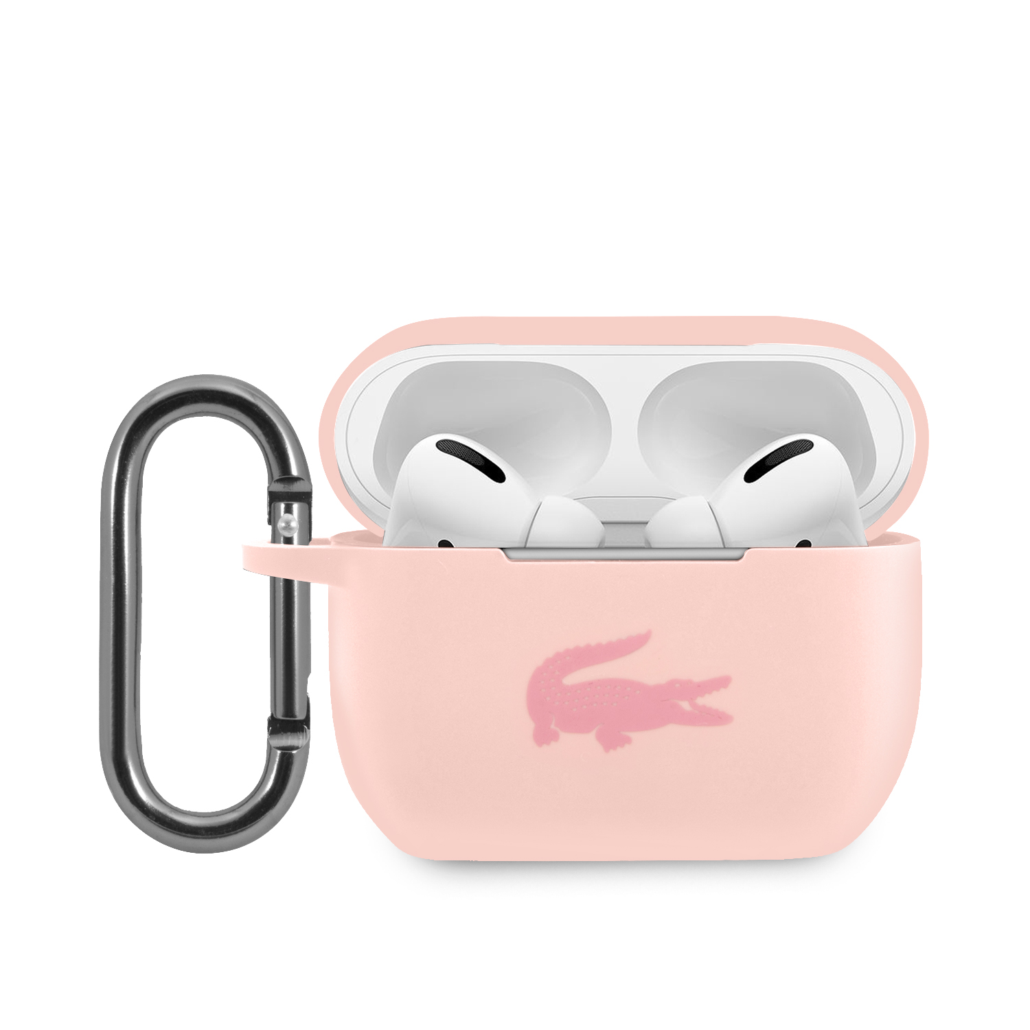 LACOSTE Case Airpods Pro, Liquid Silicone Glossy Printing Logo, pink - LCAPSI