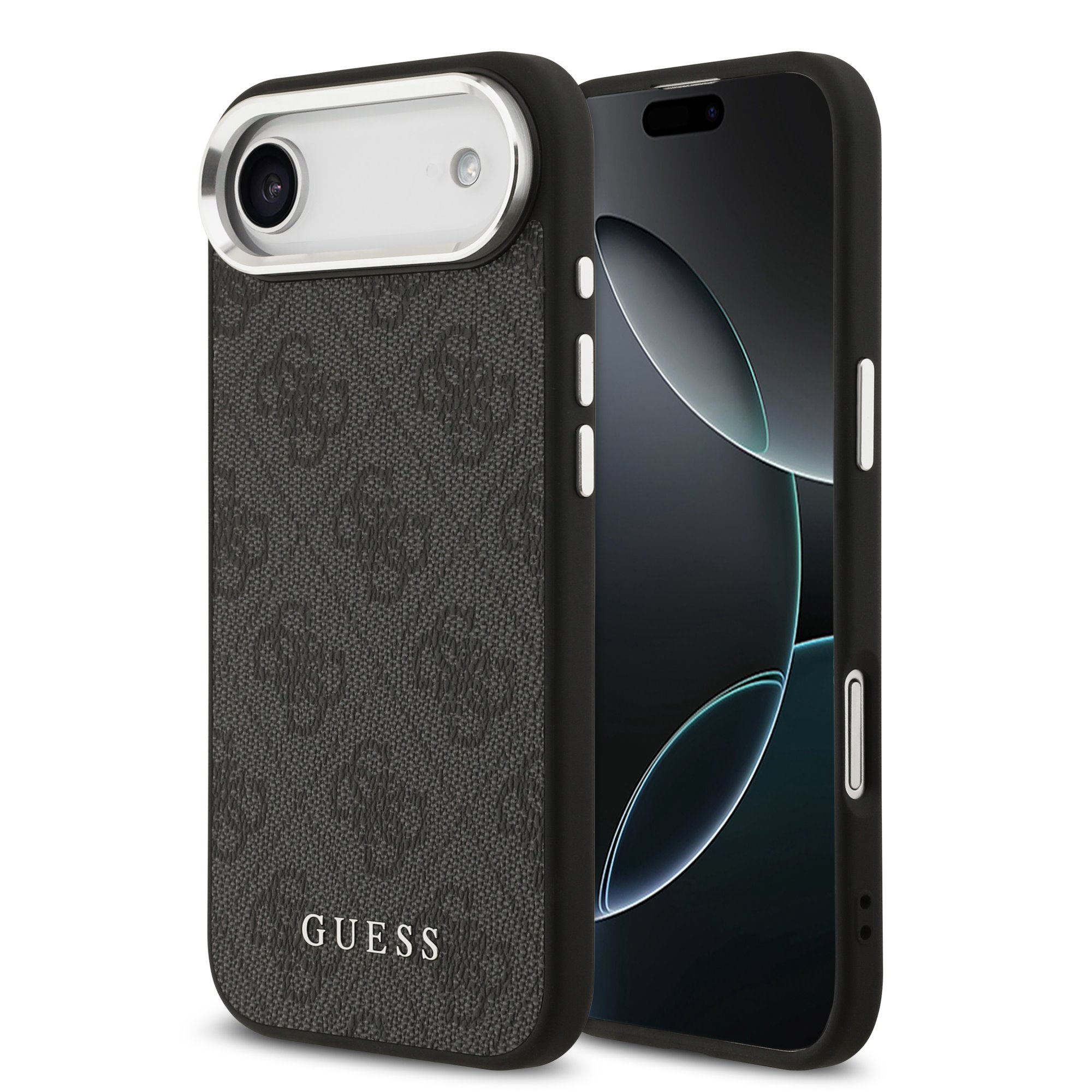 GUESS Калъф Apple iPhone 17 Air, 4G MagSafe, черен - GUHMP17MP4GSSMCK